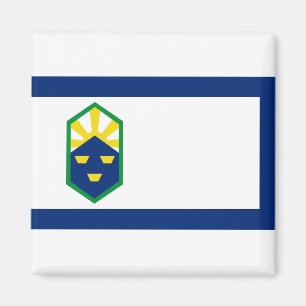 Flag of Colorado Springs, Colorado Magnet