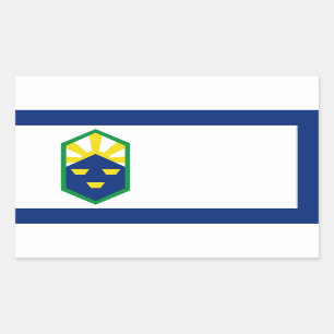 Flag of Colorado Springs, Colorado Rectangular Sticker