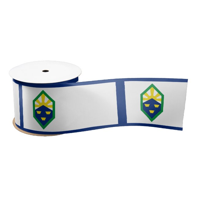 Flag of Colorado Springs, Colorado Satin Ribbon (Spool)