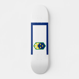 Flag of Colorado Springs, Colorado Skateboard