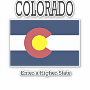 Flag of Colorado with state motto