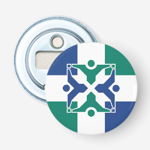 Flag of Columbia, Missouri Bottle Opener