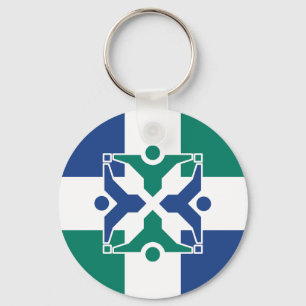 Flag of Columbia, Missouri Key Ring