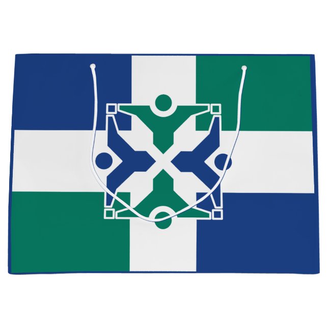 Flag of Columbia, Missouri Large Gift Bag (Front)