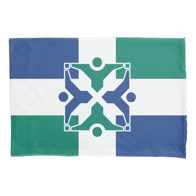 Flag of Columbia (Missouri) Pillowcase (Front-Left)
