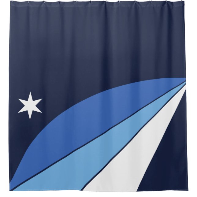 Flag of Columbia (South Carolina) Shower Curtain (Front)