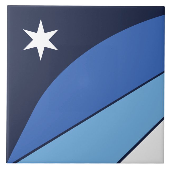 Flag of Columbia (South Carolina) Tile (Front)
