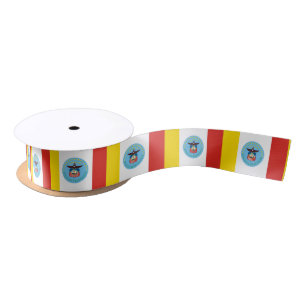 Flag of Columbus, Ohio Satin Ribbon