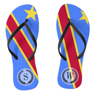 Flag of Congo Flip Flops
