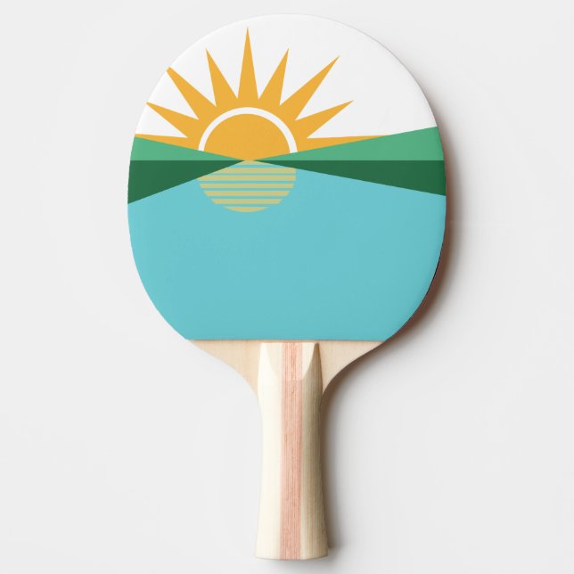 Flag of Coral Springs, Florida Ping Pong Paddle (Front)