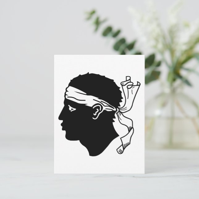 Flag of Corsica Postcard (Standing Front)