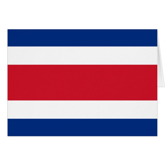 Flag of Costa Rica (Front Horizontal)