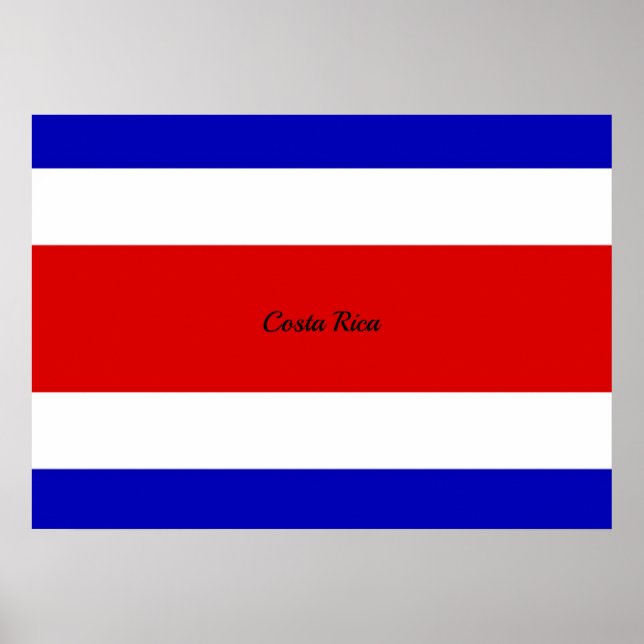 Flag of Costa Rica Poster (Front)
