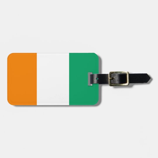 Flag of Cote d'Ivoire Easy ID Personal Luggage Tag