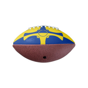 Flag of County Durham, England Mini Football American Football