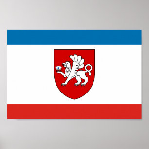 Flag of Crimea Poster