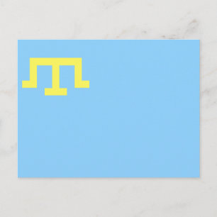 Flag of Crimean Tatars Postcard