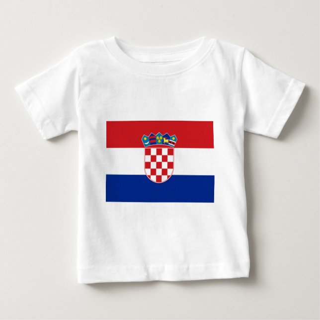 Flag of Croatia Baby T-Shirt (Front)