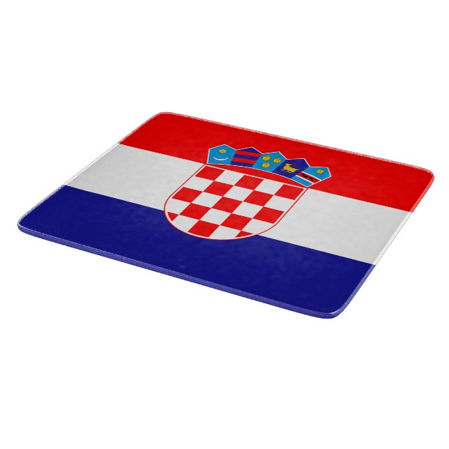 Flag of Croatia Cutting Board (Corner)