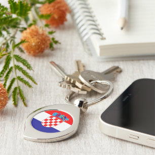 Flag of Croatia Key Ring