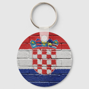 Flag of Croatia Key Ring