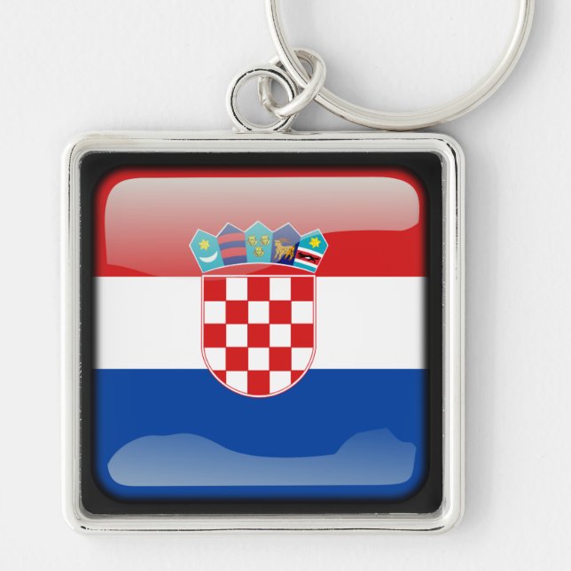 Flag of Croatia Key Ring (Front)