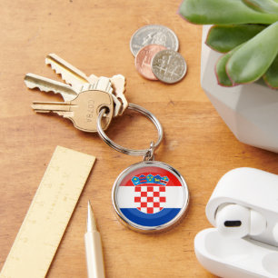 Flag of Croatia Key Ring
