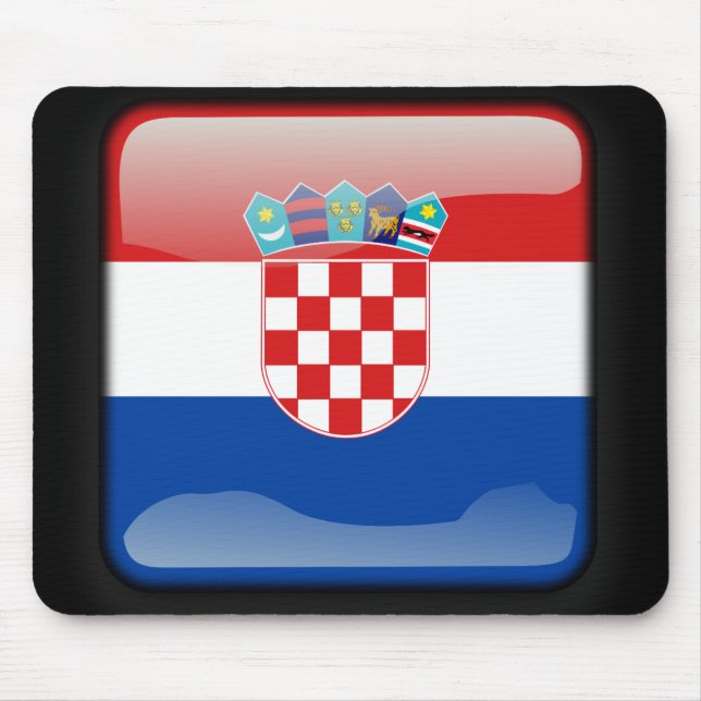 Flag of Croatia Mouse Mat (Front)