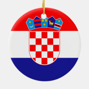 Flag of Croatia Ornament