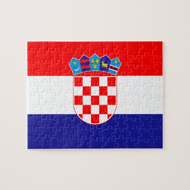 Flag of Croatia Photo Puzzle (Horizontal)