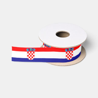 Flag of Croatia Satin Ribbon