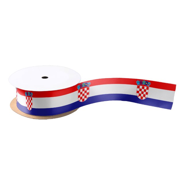 Flag of Croatia Satin Ribbon (Spool)