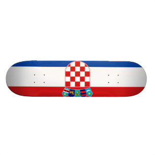 Flag of Croatia Skateboard