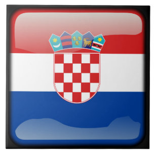 Flag of Croatia Tile