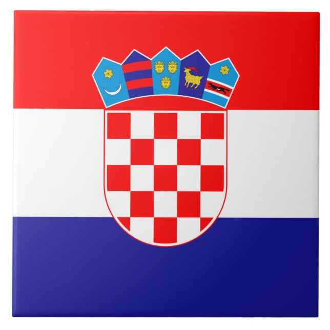 Flag of Croatia Tile (Front)