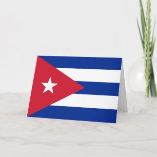 Flag of Cuba Card