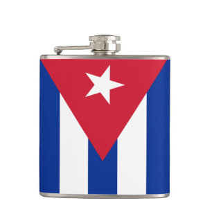 Flag of Cuba Hip Flask