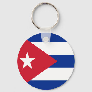 Flag of Cuba Key Ring