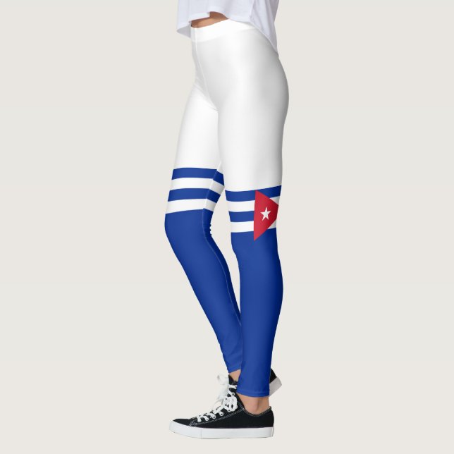 Flag of Cuba Leggings (Left)