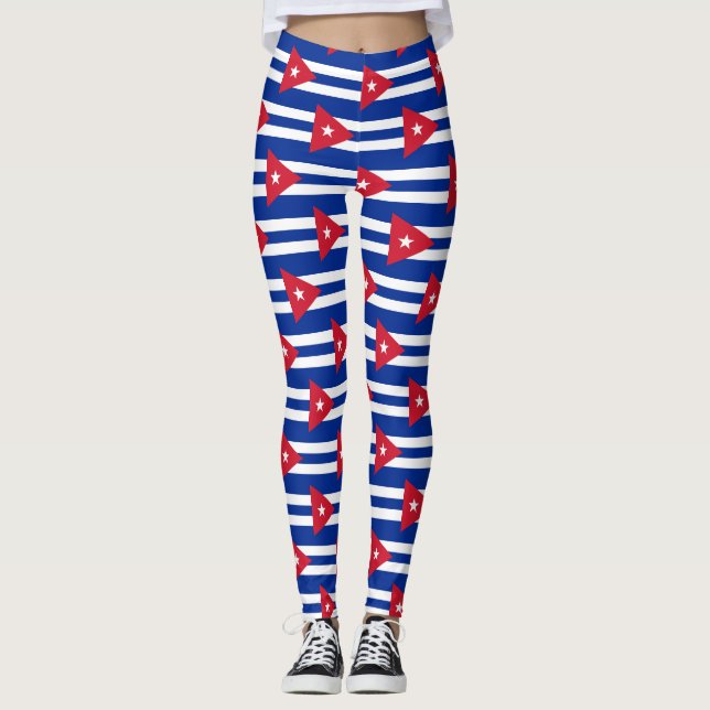 Flag of Cuba Leggings (Front)