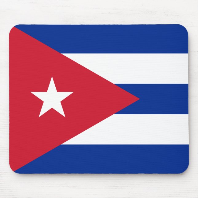 Flag of Cuba Mouse Mat (Front)