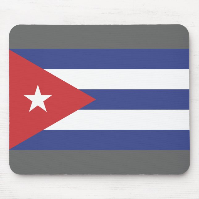 Flag of Cuba Mouse Mat (Front)