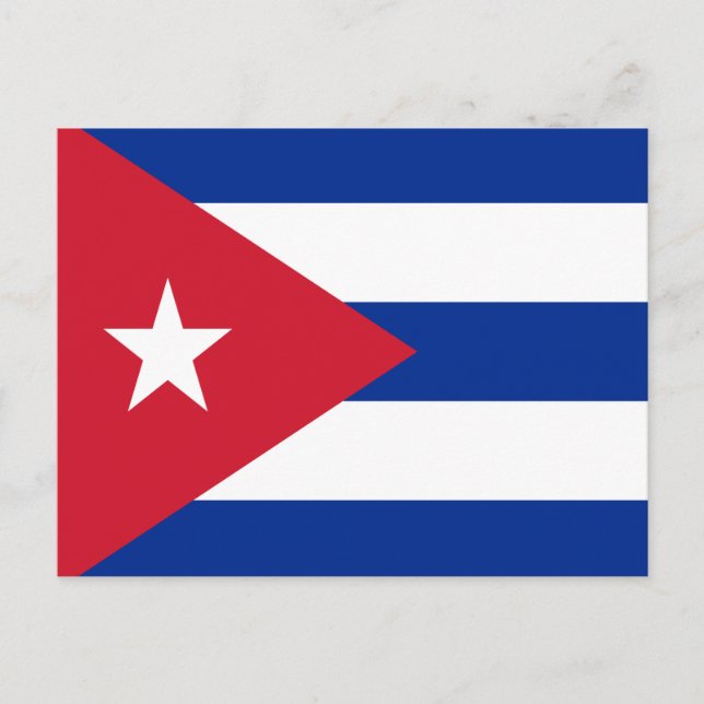 Flag of Cuba Postcard (Front)