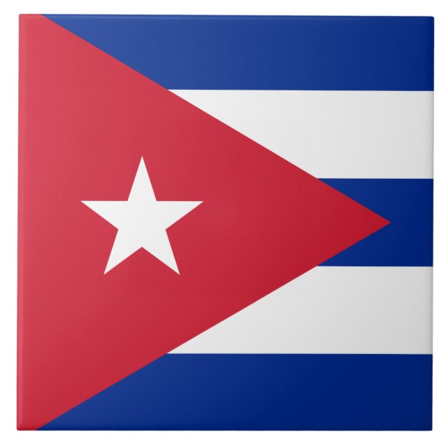 Flag of Cuba Tile (Front)