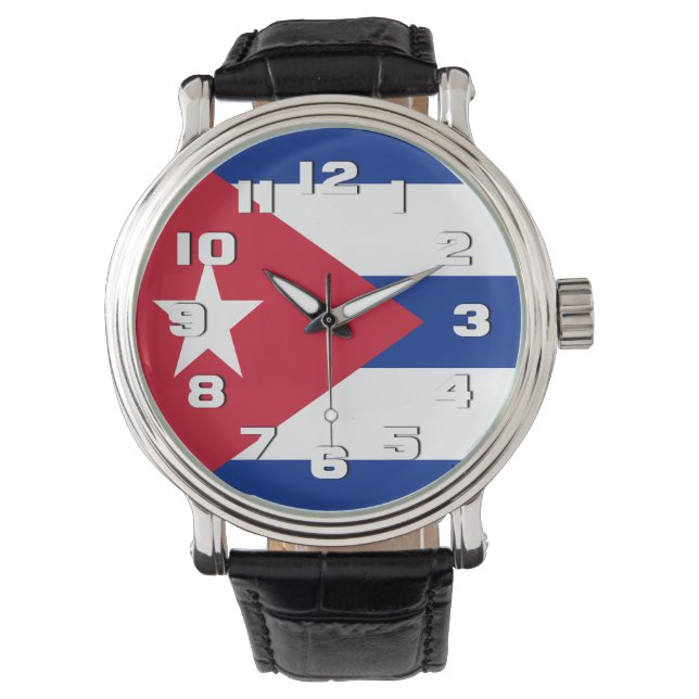Flag of Cuba Watch (Front)