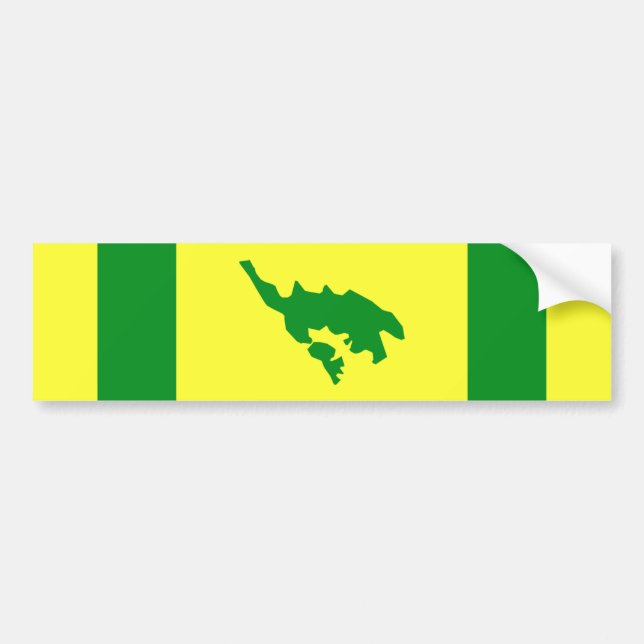 Flag of Culebra, Puerto Rico Bumper Sticker (Front)