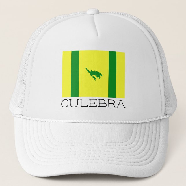 Flag of Culebra, Puerto Rico Trucker Hat (Front)