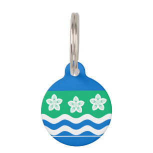 Flag of Cumberland Pet ID Tag