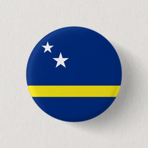 Flag of Curacao 3 Cm Round Badge