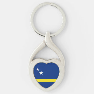 Flag of Curacao Key Ring